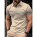 Men's Clothing Golf Shirt Zipper Polo Shirt Casual Short Sleeve Summer Street Wear_viptrois.com