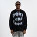 National Trend Brand American Style Exaggerated Text Washed Vintage Paint Patch Long Sleeve T-Shirt Men Street_viptrois.com