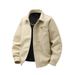 Vintage Distressed PU Leather Jacket For Men – Oversized Fit Up To 8XL, Retro Biker Style With Deconstructed Zipper & Multi-Pocket Design_viptrois.com