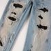 Loom Cross-Border Ripped Cat Whiskers Hot Drilled Graffiti Jeans Men's Slim Fit Retro Small Foot Pants_viptrois.com