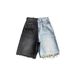Men's Clothing Gothic Style Punk Washed Denim Shorts Men's Summer Street Hip Hop Ripped Y2k Shorts_viptrois.com