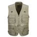 Men's Plus Size Vest Outdoor Multi Pocket Functional Photography Advertising Fishing Vest Supply_viptrois.com