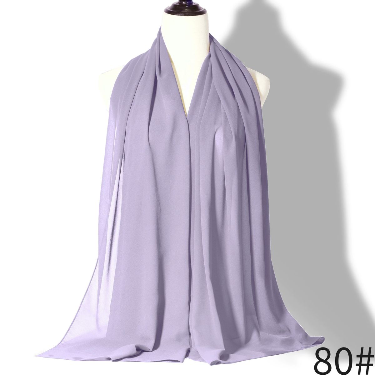 295 Colors Pearl Chiffon Bubble Scarf – Lightweight Gauze Long Headscarf For Women (Four Seasons, Versatile Styling)_viptrois.com