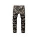 Men's Clothing New Retro Camouflage Jeans Denim_viptrois.com