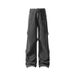 American-style Pleated Workwear Jeans For Men, Unique Design, Veatile, Loose-fitting, Retro, Slimming, Wide-leg_viptrois.com