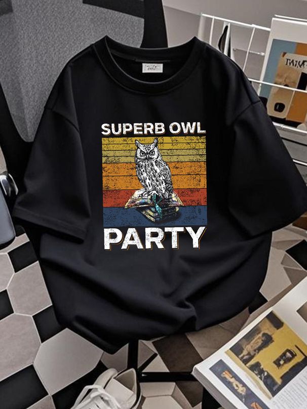 Superb Owl Party What We Do In The Shadows Lover Vintage T Shirt Fashion Stylish Breathable Graphic Slightly Unisex Comfortable Streetwear_viptrois.com
