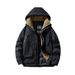 Men's Clothing Winter Workwear Down Jacket Short Style Casual Fashion Hooded Parka With 700FP White Duck Down, Waterproof Windproof Thickened Coat_viptrois.com