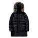 Men's Winter Detachable Hooded Parka Coat With Faux Fur Trim, Oversized Fit, Heavyweight Polyester Fill, Multi-Pocket Design, Casual Long Jacket_viptrois.com