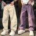 Men's Clothing Summer Thin Quick-drying Velcro Workwear Casual Pants Men's Simple Solid Color Versatile Loose Sports Harem Pants_viptrois.com