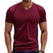 Men's New Loose-fitting T-shirt Stretchy Quick-drying Breathable Sports Retro Short-sleeved Tops_viptrois.com