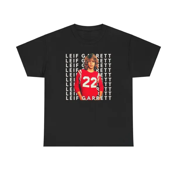 Leif Garrett Heavy Cotton Tee, Retro 70s Music Shirt, Music Lovers Gift_viptrois.com