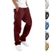 Men's Casual Cargo Pants - Stylish Jacquard Drawstring Trousers With Multiple Pockets_viptrois.com