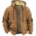 Men’s & Women’s Hooded Sweatshirt, Fleece-Lined Pullover With 3D Digital Print & Brown Inner Pocket, Oversized Zip-Up Casual Streetwear_viptrois.com