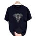 High End Pure Cotton New Short T-shirt Summer Versatile Half Sleeved Undershirt For Men's Bottoming Top Ins Loose Fit_viptrois.com