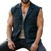 Men's Corduroy Vest Casual Workwear Jacket Slim Fit Waistcoat Retro British Style Multi-Pocket Fashion Trends_viptrois.com