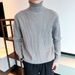 Men’s Slim-Fit High Neck Sweater – 7 Solid Colors, Breathable & Wrinkle-Resistant For Business Casual & Layering_viptrois.com