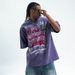 New American Style Washed Dyed Vintage Letter Print Short Sleeve T-Shirt Unisex Pure Cotton Loose Fit_viptrois.com