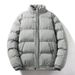 Men's Clothing Direct Sales Men's Cotton Coat 2024 New Style Trend Korean Style Stand Collar Short Cotton Jacket Casual Handsome Cotton Coat_viptrois.com