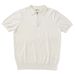 Men's Slim Fit Polo Shirts Half Zip Short Sleeve Collared Knitwear Business Style Trendy Fitness Oriented_viptrois.com