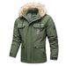 Men's Hooded Windbreaker Jacket, Casual Long Sleeve Printed Coat For Spring & Autumn, Breathable Outdoor Wear With Multiple Pockets_viptrois.com