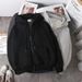 Fleece Jacket Men's New Cardigan Large Size Casual Sweater Loose Autumn And Winter Zipper Hooded Clothes_viptrois.com