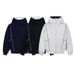 Unisex Embroidered Hoodie – Oversized Zip-Up Streetwear (Ash Grey/Black/Navy, M-3XL)_viptrois.com