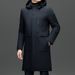 Mid-Length Cotton Jacket With Detachable Hat 2025 Winter New Business Loose Stylish Warm Coat For Men_viptrois.com