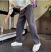 Men's Clothing Autumn And Winter New Style Handsome Men's Versatile Solid Color Versatile Trendy Casual Pants_viptrois.com