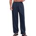 Men's Clothing European And American Men's Linen Straight Loose Pants Solid Color Casual Lace Wide Leg Beach Pants_viptrois.com