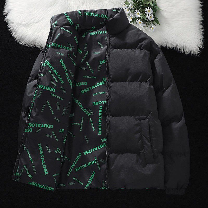 Reversible Men’s Winter Jacket – Double-Sided Puffer Coat (Stand Collar, 4 Colors, M-5XL) For All-Weather Versatility_viptrois.com