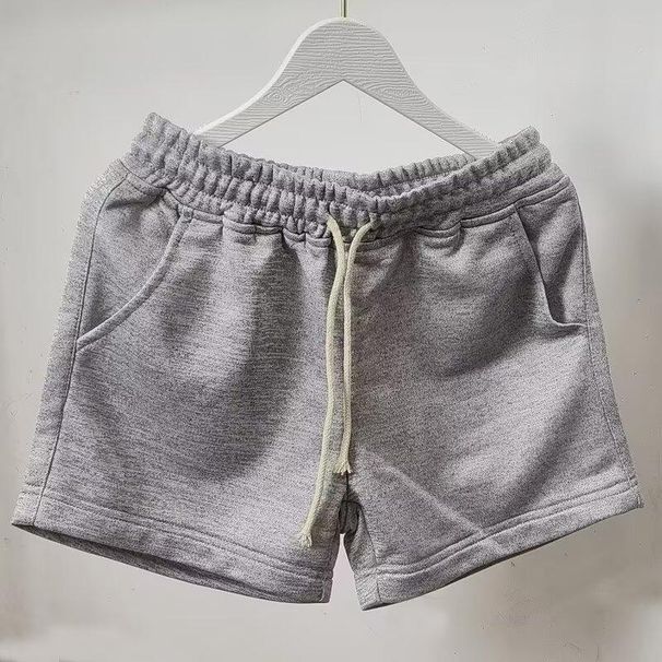Men's Clothing New Style Trend Solid Color Casual Loose Shorts Boys Sports Pants Simple Pants_viptrois.com