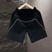 Men's Quick Drying Cargo Shorts Summer Style Loose Fit Casual Mid Length Sports Ice Silk Five Point Pants_viptrois.com