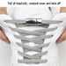 Shoelaces 2Pcs Tonal Magnetic Buckle Shoelaces Elastic Laces_viptrois.com