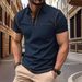 Men Polo Men Shirt Short Sleeve Polo Shirt Contrast Color Polo New Clothing Summer Streetwear Casual Fashion Men Tops_viptrois.com