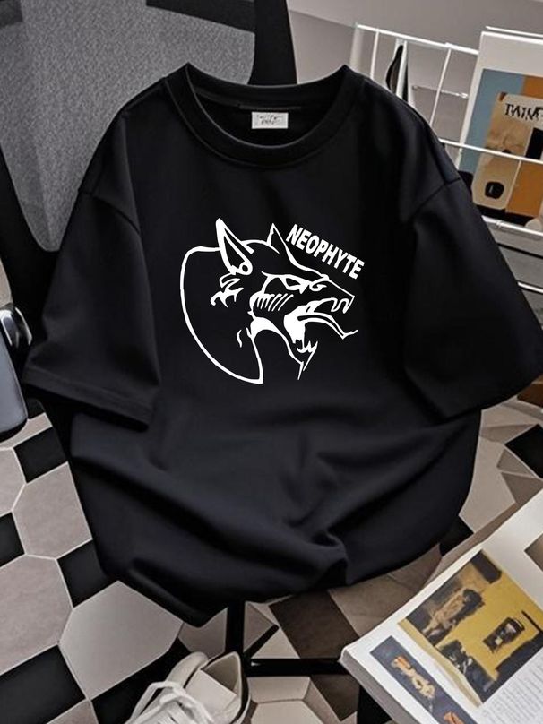 Neophyte T-Shirt Black Hardcore Rotterdam Music Techno Gabba Hardstyle RTC Summer Fashion Stylish Casual Breathable Stretched_viptrois.com