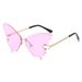 Women's Butterfly Sunglasses - Oversized Gradient Lens Frames With Trendy Street Style Appeal_viptrois.com