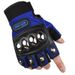 Tactical gloves Motorcycle anti-fall stainless steel hard shell half-finger riding gloves men's mountain bike riding equipment gloves_viptrois.com