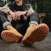 Plus-size Outdoor Unisex's Shoes Couple British Work Shoes_viptrois.com