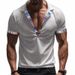 Men's Clothing Men's Polo Shirt Summer New Men's Casual Printed T Shirt Breathable_viptrois.com
