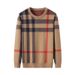 2025 Men's Autumn New Sweater, Trendy Striped Base Shirt For Middle-aged And Young People, Round Neck Slim Fit_viptrois.com