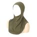 New Solid Color Pleated Elastic Headscarf Hat For Women, Soft And All Season Style, With A Headband Cap_viptrois.com