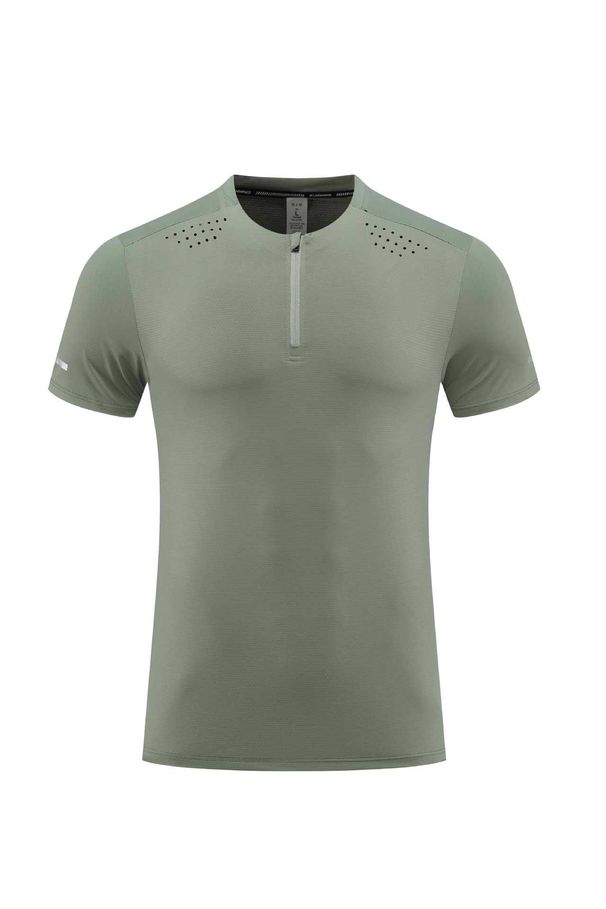 Men's Clothing Sports Thin Fitness Ice Silk Quick Drying Clothes For Men Summer Marathon Running Breathable Perspiration Round Neck T Shirt_viptrois.com