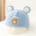 Style children's winter hat 0 12 months baby cute bear duckbill cap warm sunshade soft brim hat wholesale_viptrois.com