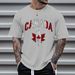 Men's Clothing Men'S Western T Shirt Spring/Summer Canadian Pattern Printed_viptrois.com