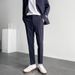 Men's Autumn Dress Trousers Straight Leg Loose Fit Flowing British Professional Slim Business Style_viptrois.com