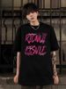 Short-sleeved T-shirt Men's Summer Heavy Cotton American Ruffian Handsome High Street Boys Half-sleeved Trendy Versatile Loose Bottomingshirt,black_viptrois.com