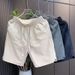Men's Clothing Summer Thin Sports Shorts Solid Color Mesh Casual Shorts Breathable Loose Outer Wear Beach Pants_viptrois.com