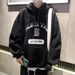 Long Sleeved Letter Printed Hoodie With Trendy Temperament, Fashionable Design Sense, Versatile Loose Top_viptrois.com