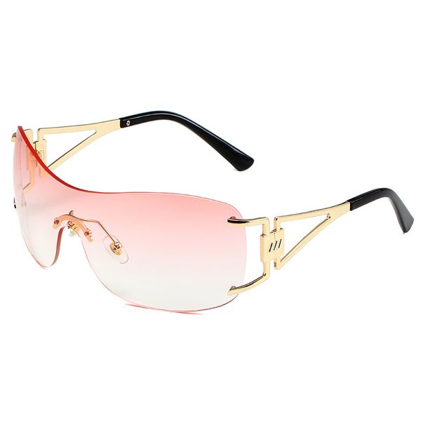 Y2K Retro Sunglasses - Frameless Slim Design With Full UV Protection For Street Style_viptrois.com