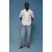 Men's Retro Washed Straight Leg Loose Fit Casual Pants Light Color Trendy Distressed Versatile Style Long Trousers_viptrois.com